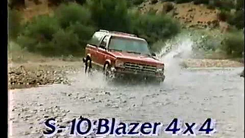 1987 Chevy S-10 Blazer 4x4 & Truck Commercial