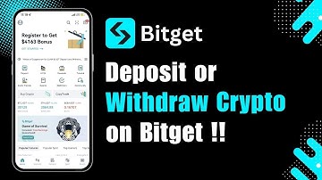 How to DEPOSIT or WITHDRAW crypto on BITGET Exchange mobile app | Tutorial