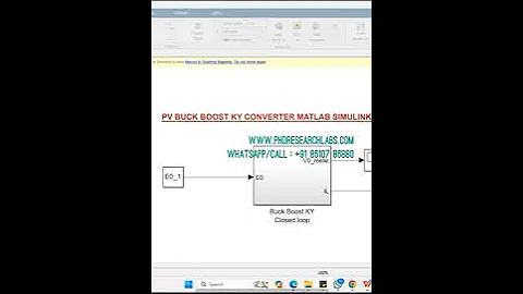 PV BUCK BOOST KY CONVERTER MATLAB SIMULINK SIMULATION ELECTRICAL