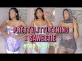 OMG... SAWEETIE X PRETTYLITTLETHING TRY ON HAUL