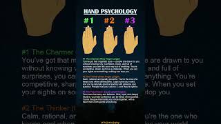 ✋Hand Psychology: What Your Hand Shape Reveals About You🧬 #psychology #confidence #power #astrology