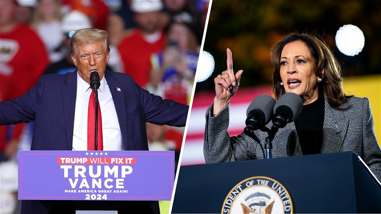 Kamala Harris, Donald Trump make their final push in swing states - YouTube