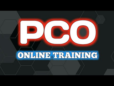 PCO Online Training