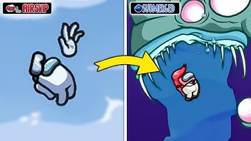 SUBMERGED MAP vs AIRSHIP MAP - Among Us EJECTION evolution