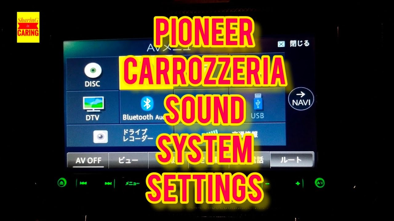 Pioneer Carrozzeria RS-D2x RS-P50x RS-c100x Connecting and showing