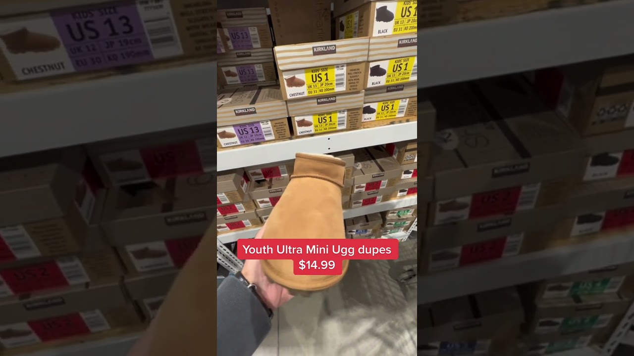 Affordable & adorable kirkland ugg mini dupes from costco! 