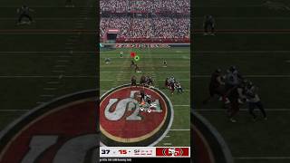 Woolen leaps up and snags an interception but on the return he fumbles #seahawks #49ers #madden #nfl