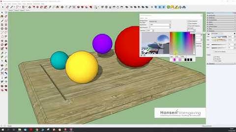 Hanni Handig met SketchUp - Twilight render - Environment Physical Sky