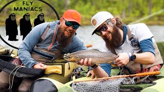 Flymaniacs insane day of topwater trout fishing  Niklaus Bauer & Daniel Bergman