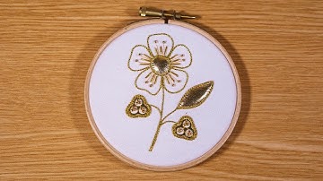 Padded Leather Goldwork with Kathleen Laurel Sage (Taster Video)