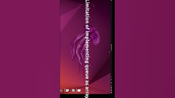 limitation of implementing queue using array