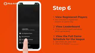 How to Create a League on the Pick-N-Play sports app screenshot 4