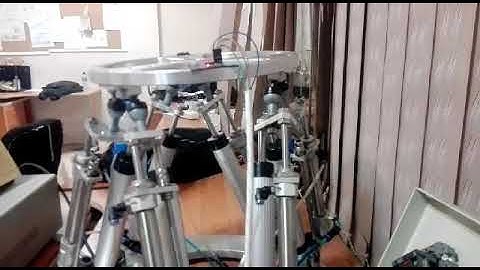 TaarLab -- 6-DoF Gough-Stewart Robot -- Rotation Around X