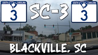 Blackville, Sc Driving Tour Sc Highway 3 Real-Time Virtual Road Trip Small Town South Carolina