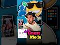 Android Guest Mode #technology #techshorts #android