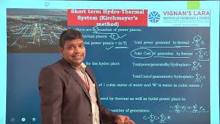 ShortTerm Hydro Thermal model Kirch Mayers method