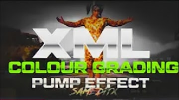 XML OFF COLOUR GRADING|PRESET OFF PUMP AND CC | ALIGHT MOTION LOBBY  EDIT PRESET 👌