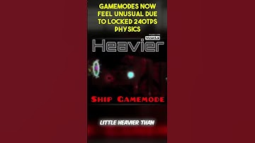 Gamemodes Now Feel Unusual Due to Locked 240TPS Physics #geometrydash #gd #gaming #physics