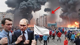 СЛУЧИЛОСЬ СЕГОДНЯ! Поднят белый флаг, Путин сдается после того, как США разрушают российскую крепост