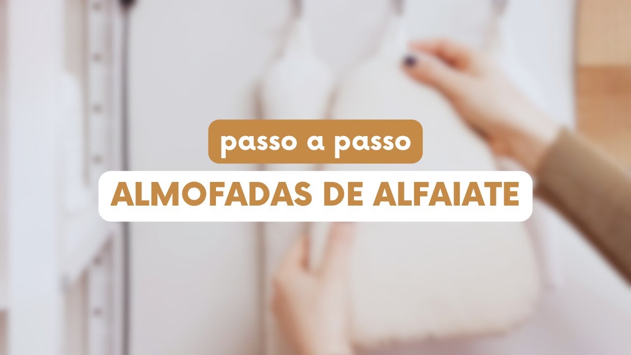 Almofadas de alfaiate - Passo a passo de costura
