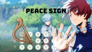「Peace Sign」(TV Size) - Kenshi Yonezu | My Hero Academia OP 2 | Genshin Impact Windsong Lyre cover