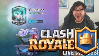 Clash Royale ★ PRINCESS ON A FREE SUPER MAGICAL CHEST! ★ Clash Royale Super Magical Chest Opening! screenshot 3