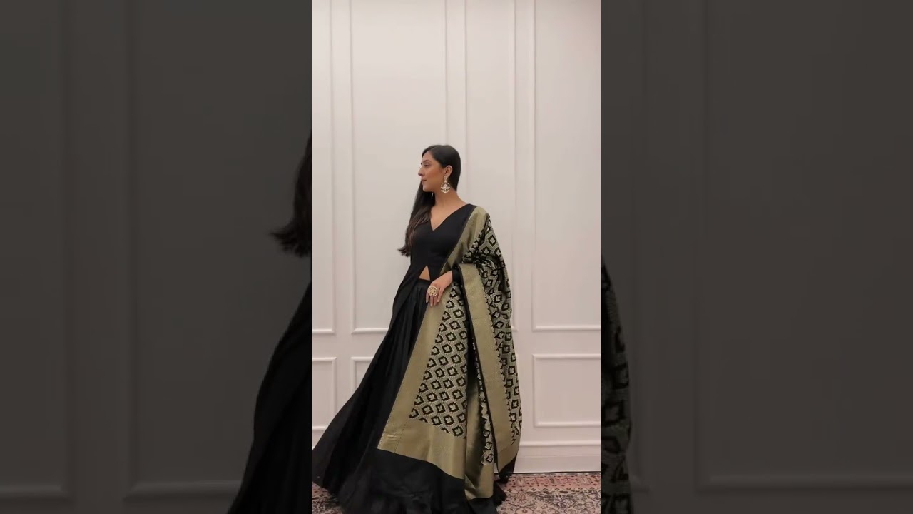 Designer Gown and bottom in maska silk with Jacquard dupatta