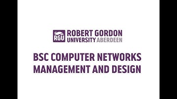 BSc Computer Networks Management and Design