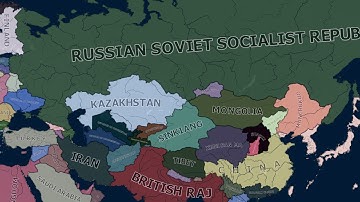 What if the Soviet Union Dissolved in 1936? | HOI4 Timelapse