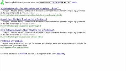 Duplicate Content Checker - Copyscape Tutorial