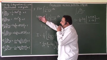 Class12/II PUC Mathematics-Integration Of A Problem Using A Standard Formula   -09