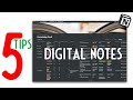 5 tips for much better notion digital notes