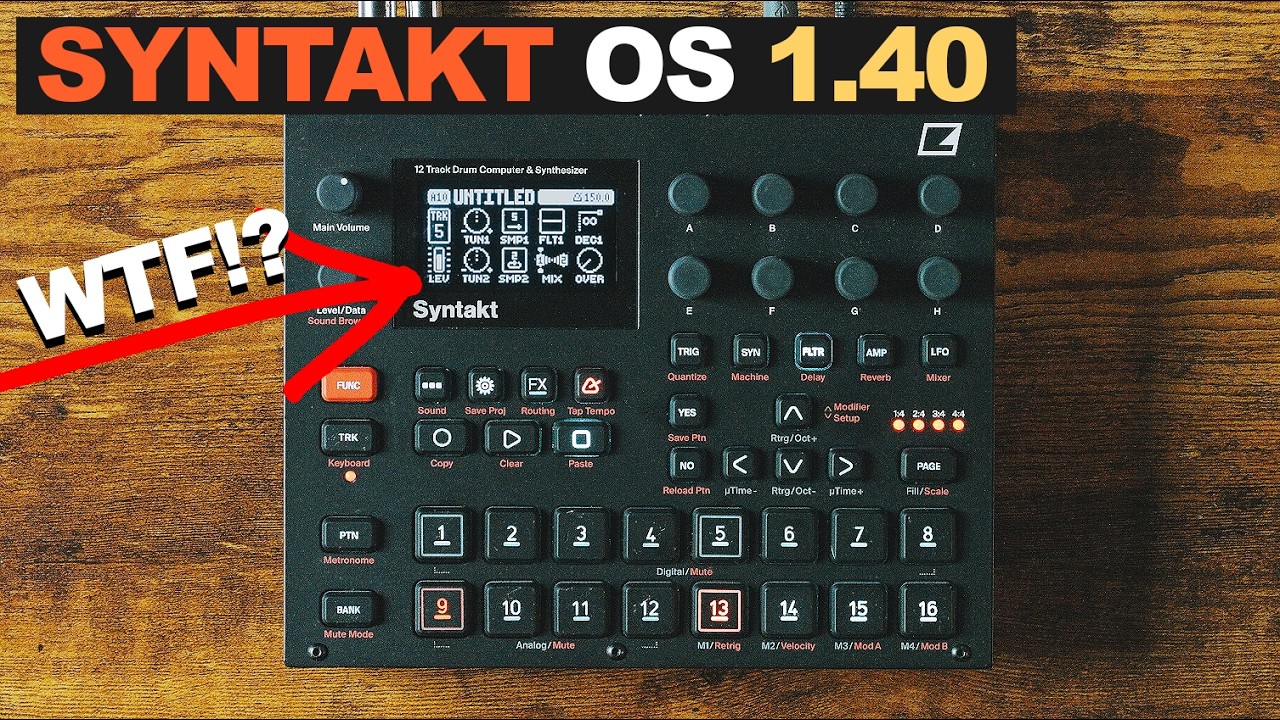 The Elektron SYNTAKT Got TURBO Charged! OS 1.40