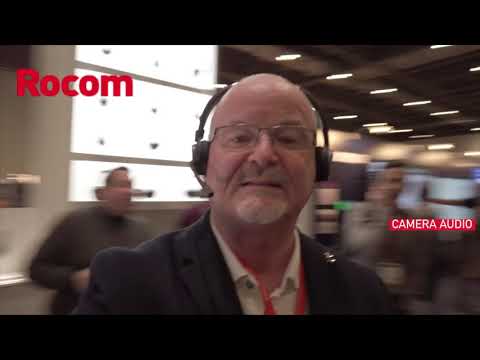 Sennheiser SDW 5066 noise cancelling demonstration at UCExpo