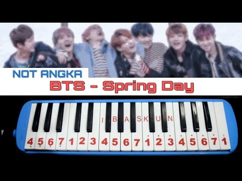 NOT Pianika Spring Day BTS - YouTube