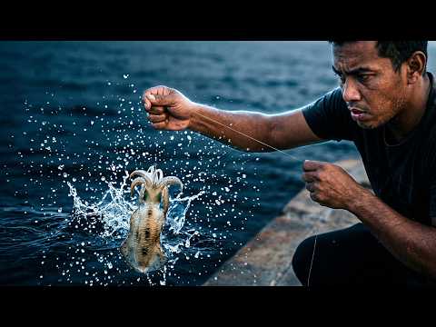 naka timing tayo groupo ng pusit. #squid #fishing