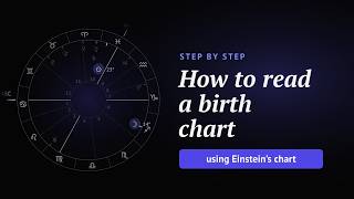 How to Read a Birth Chart: Step by Step, Using Einstein's Chart