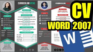 Cara membuat CV yang menarik di Word 2007