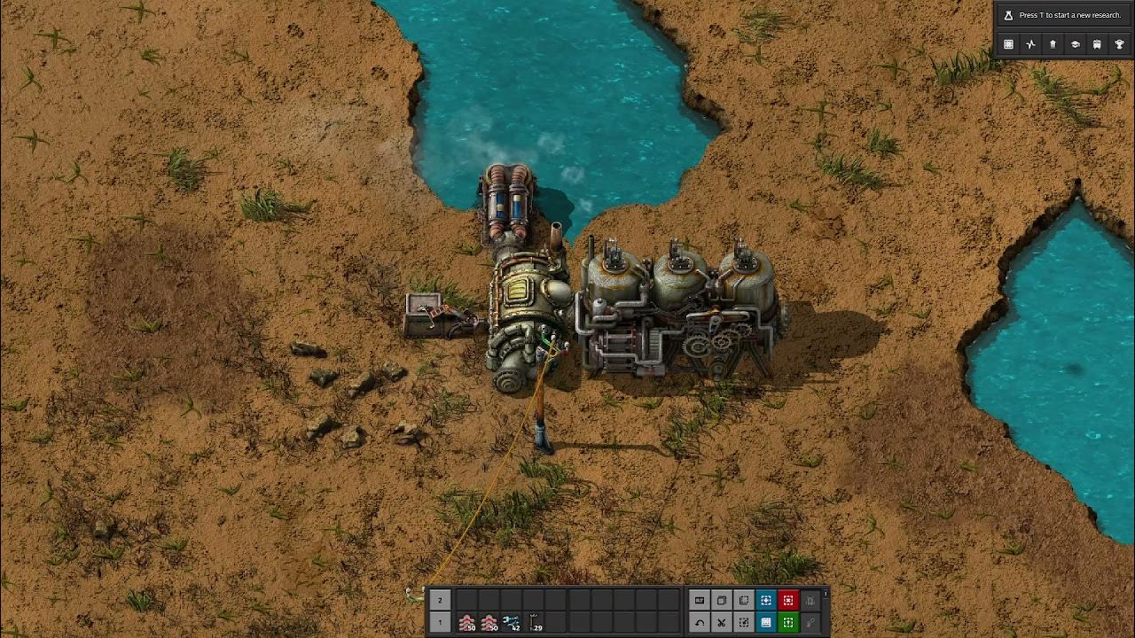 Factorio Ambience Steam Engine / Boiler / Offshore Pump [15min