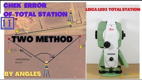 How to chek error of total station