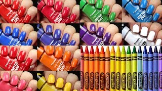 Sally Hansen Crayola Collection | Live Application Review