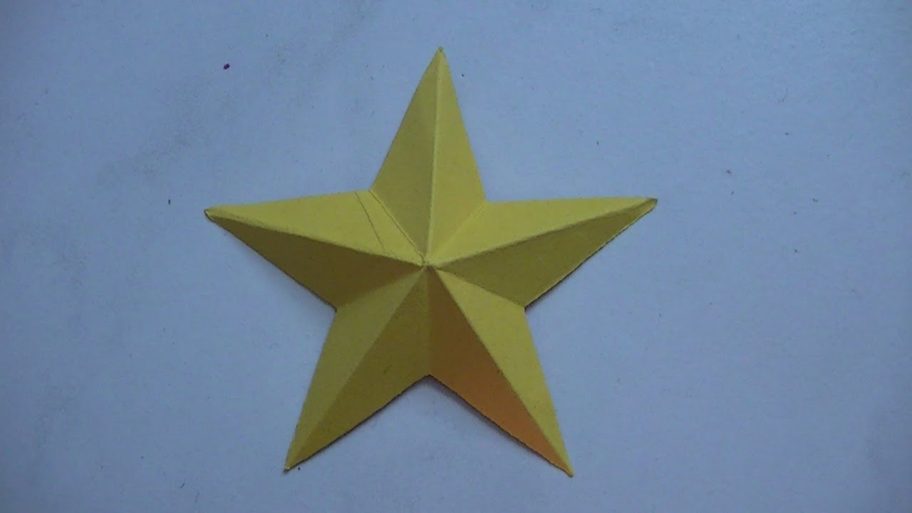 Tuto origami: étoile 