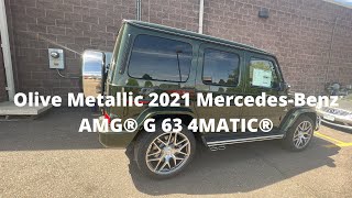 Must See! Olive Metallic 2021 Mercedes Benz AMG® G 63 4MATIC®