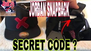 Jordan Snapback BANNED , WING IT.. What’s in your Jordan Cap?