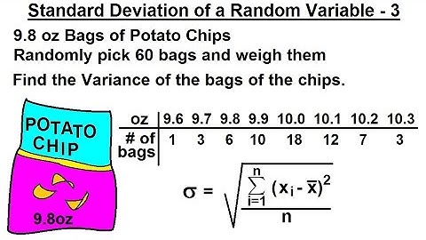 Prob & Stats - Random Variable & Prob Distribution (32 of 53) Standard Deviation - 3