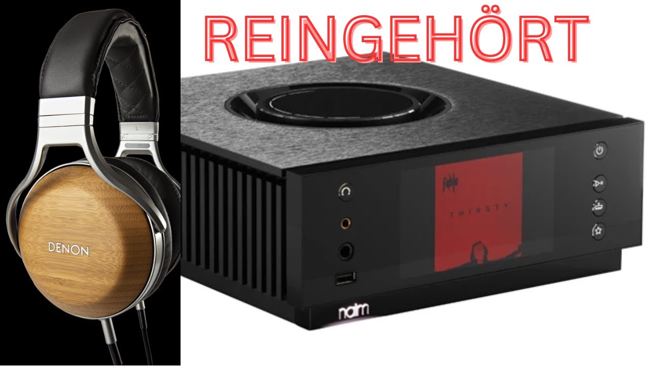 Kopfhörerverstärker Naim Uniti Atom mit edlem Denon AH - D9200 #gvc # ...