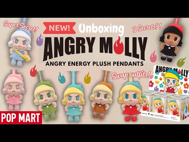 🔥 3 SECRETS?! Angry Molly Plush Pendant Blind Box Unboxing | POP