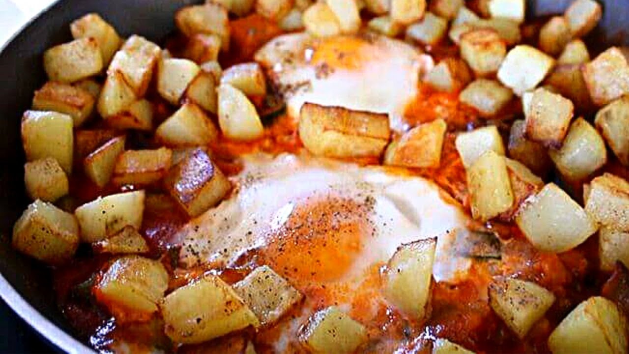 👉Pisto con Huevos. 💚Saludable 👌Facil 🚀Rapido 👍SÓLO 20 minutos
