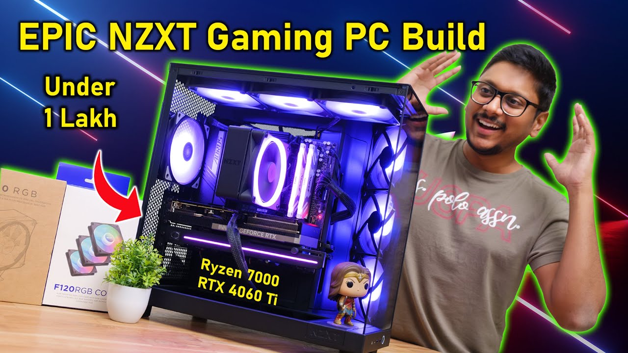 EPIC NZXT Gaming PC Build under 1 Lakh Next Level !! 🤯🔥 