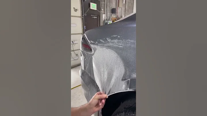 Car plastic cover #satisfyingwork #shorts #satisfying